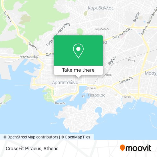 CrossFit Piraeus map
