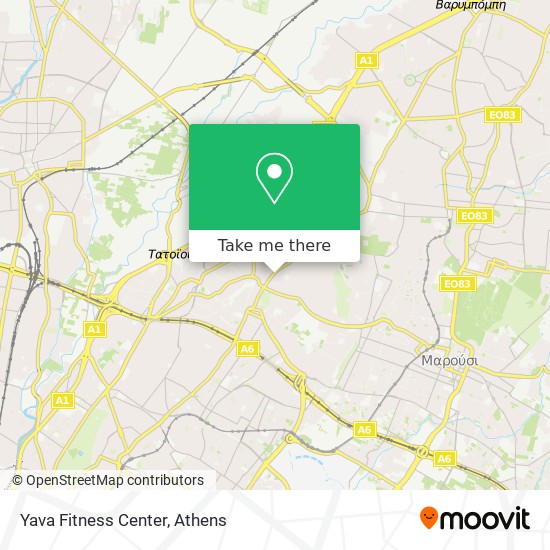 Yava Fitness Center map