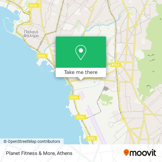 Planet Fitness & More map