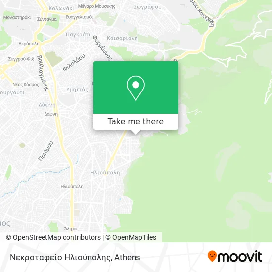 Νεκροταφείο Ηλιούπολης map