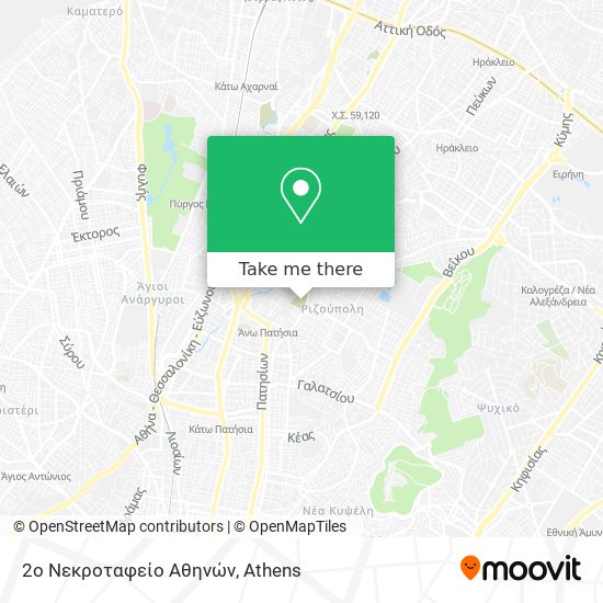 2o Νεκροταφείο Αθηνών map