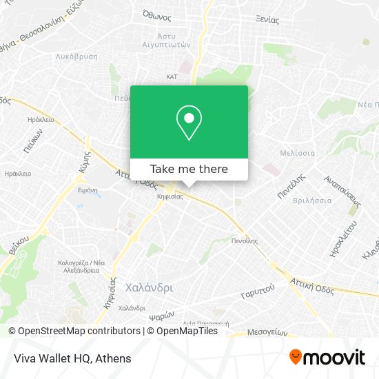 Viva Wallet HQ map