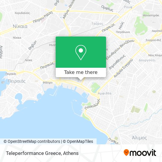 Teleperformance Greece map