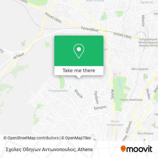 Σχολες Οδηγων Αντωνοπουλος map