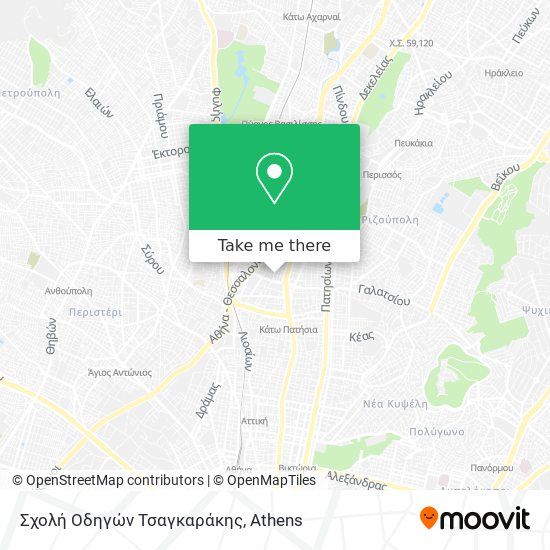 Σχολή Οδηγών Τσαγκαράκης map