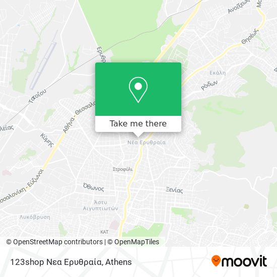 123shop Νεα Ερυθραία map