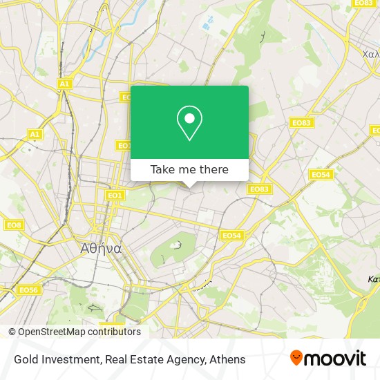 Gold Investment, Real Estate Agency map