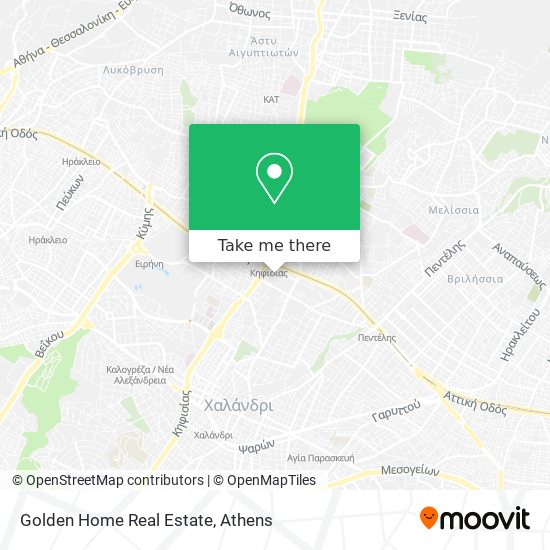 Golden Home Real Estate map