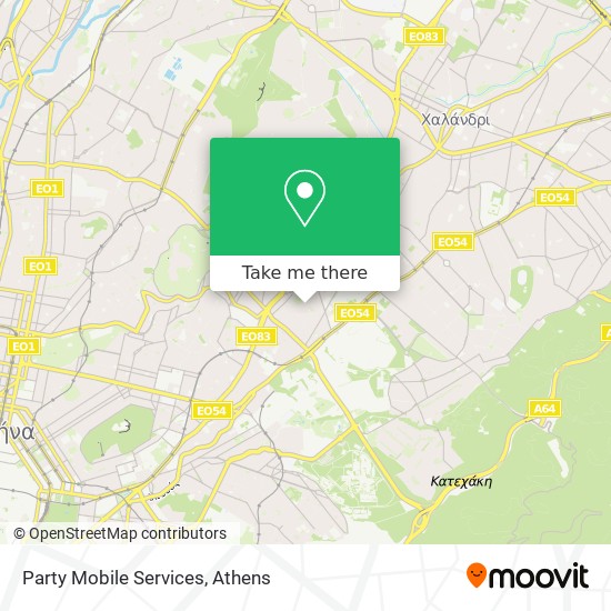 Party Mobile Services map