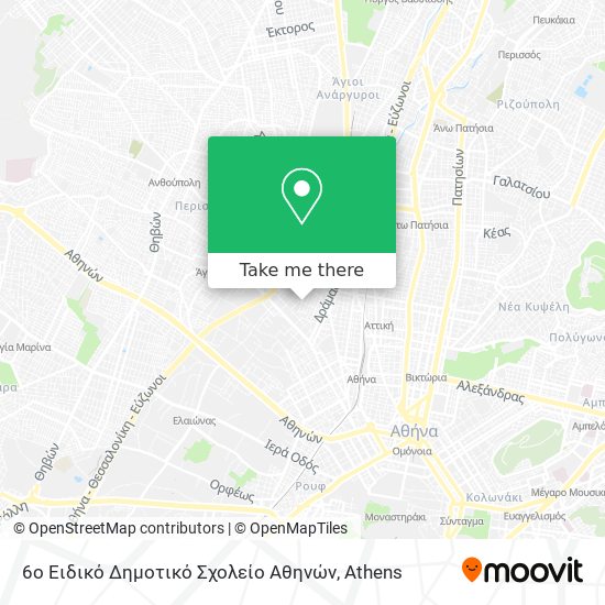 6ο Ειδικό Δημοτικό Σχολείο Αθηνών map