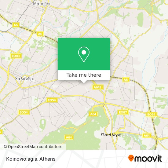 Koinovio:agia map