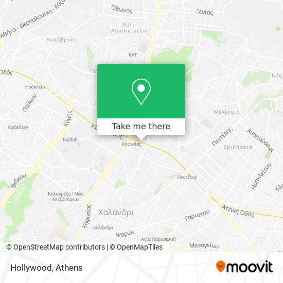 Hollywood map