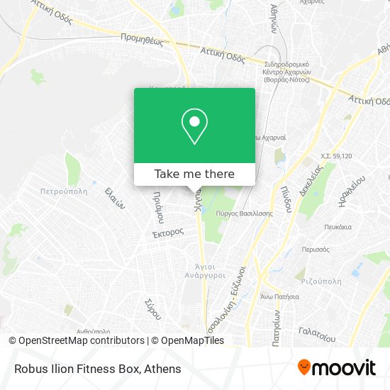 Robus Ilion Fitness Box map