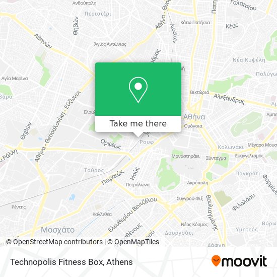 Technopolis Fitness Box map