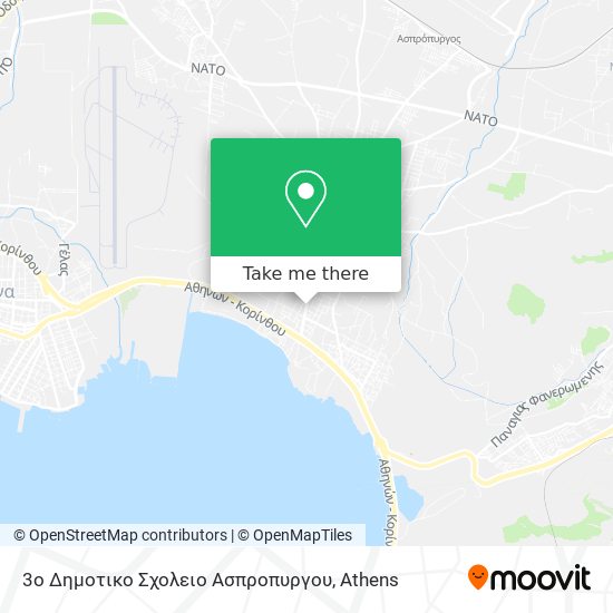 3ο Δημοτικο Σχολειο Ασπροπυργου map