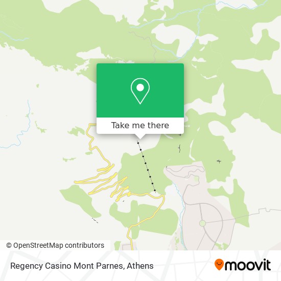 Regency Casino Mont Parnes map