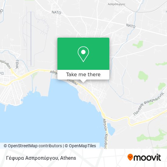 Γέφυρα Ασπροπύργου map