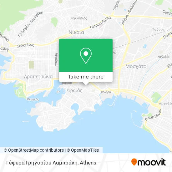 Γέφυρα Γρηγορίου Λαμπράκη map