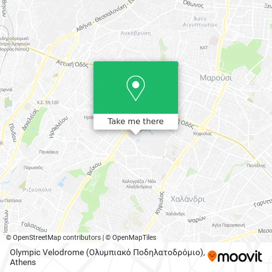 Olympic Velodrome (Ολυμπιακό Ποδηλατοδρόμιο) map