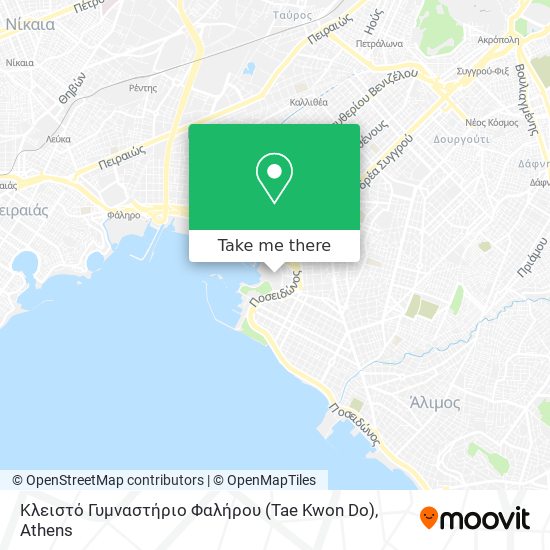 Κλειστό Γυμναστήριο Φαλήρου (Tae Kwon Do) map