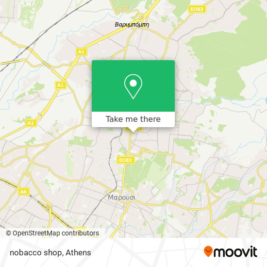 nobacco shop map