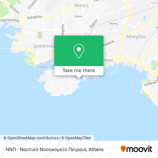 ΝΝΠ - Ναυτικό Νοσοκομείο Πειραιά map