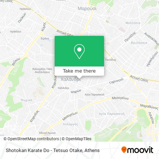 Shotokan Karate Do - Tetsuo Otake map