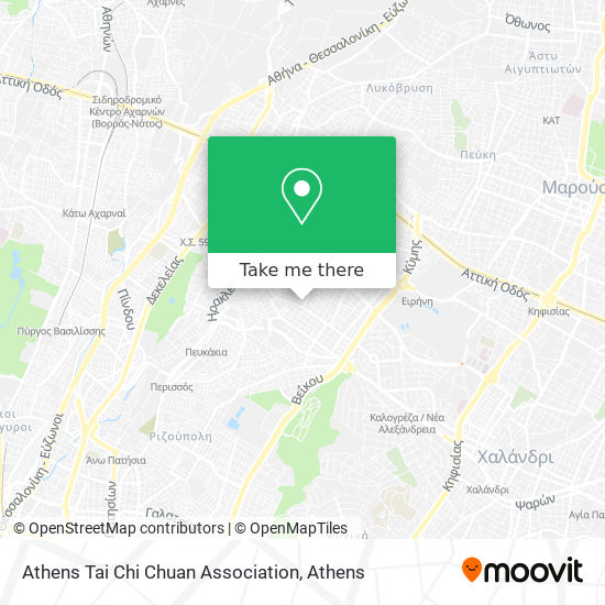 Athens Tai Chi Chuan Association map