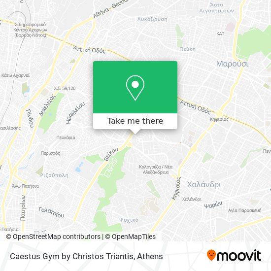 Caestus Gym by Christos Triantis map