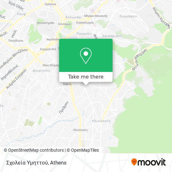 Σχολεία Υμηττού map