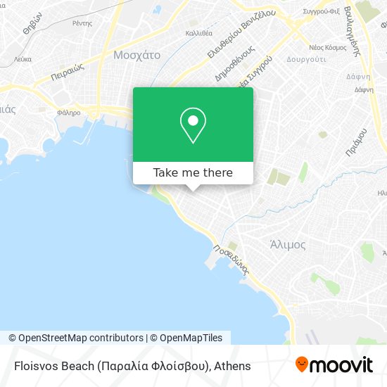 Floisvos Beach (Παραλία Φλοίσβου) map