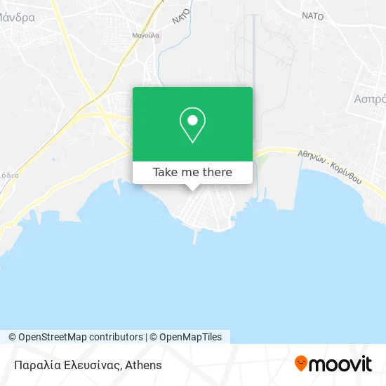 Παραλία Ελευσίνας map