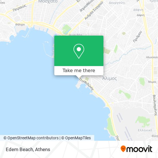 Edem Beach map