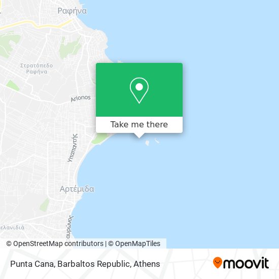 Punta Cana, Barbaltos Republic map