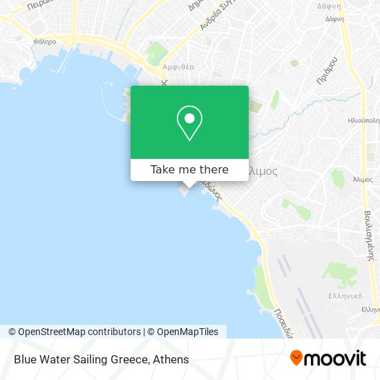 Blue Water Sailing Greece map