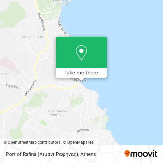 Port of Rafina (Λιμάνι Ραφήνας) map