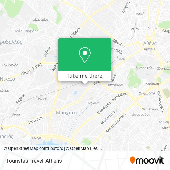Touristas Travel map