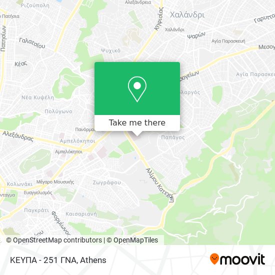 ΚΕΥΠΑ - 251 ΓΝΑ map