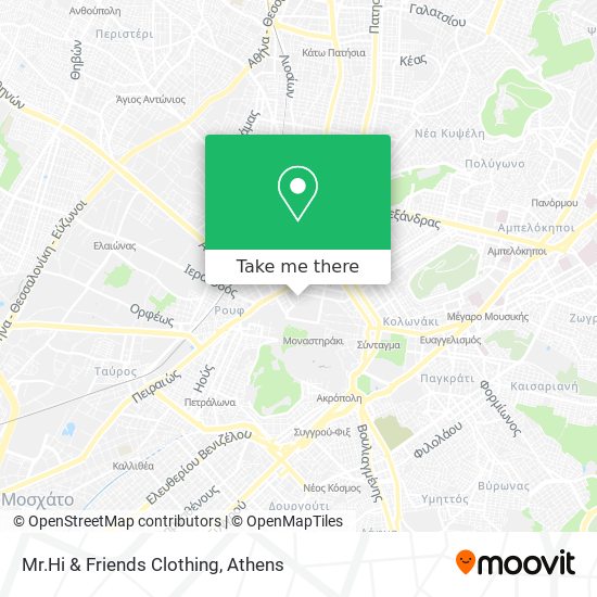 Mr.Hi & Friends Clothing map