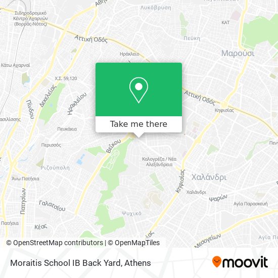 Moraitis School IB Back Yard map