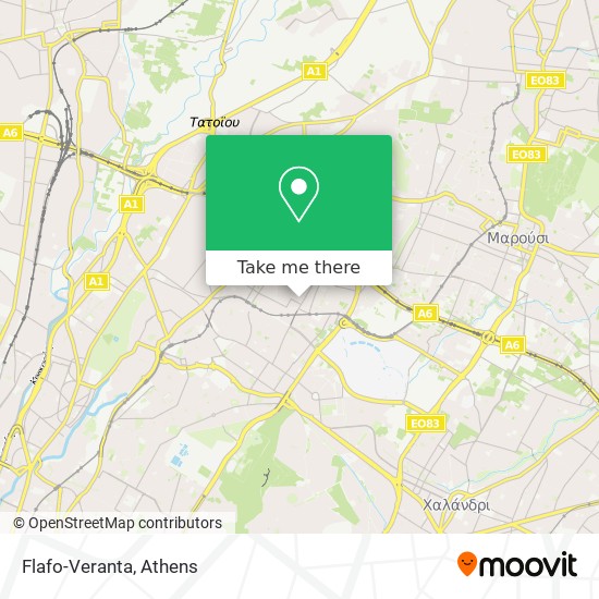 Flafo-Veranta map