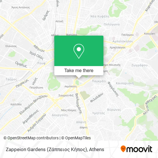 Zappeion Gardens (Ζάππειος Κήπος) map