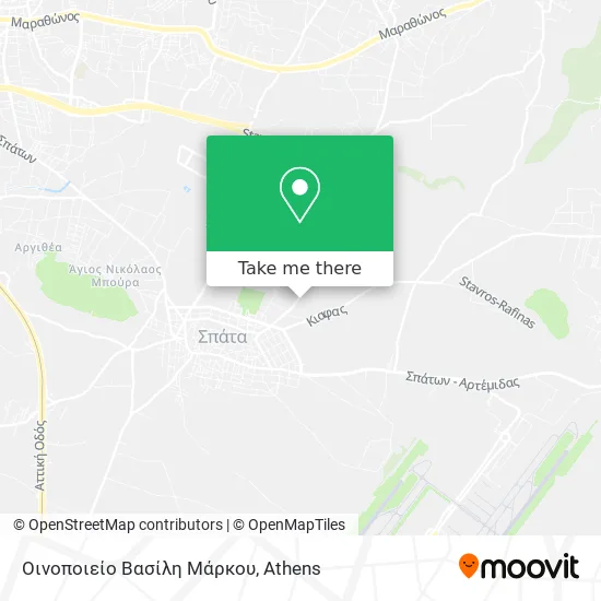 Οινοποιείο Βασίλη Μάρκου map
