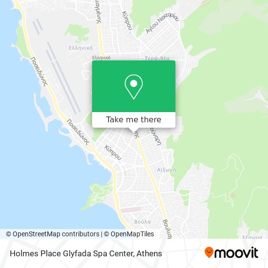Holmes Place Glyfada Spa Center map