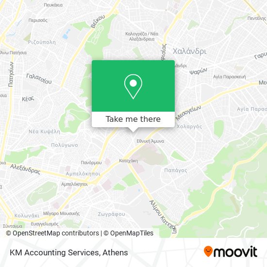 KM Accounting Services map