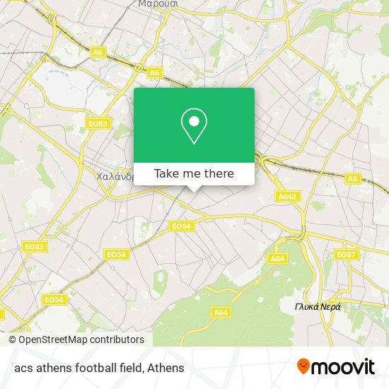 acs athens football field map