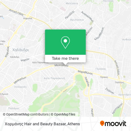 Χαρμάνης Hair and Beauty Bazaar map