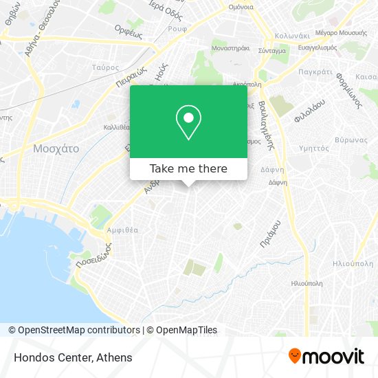 Hondos Center map
