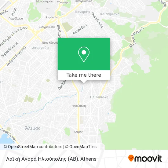 Λαϊκή Αγορά Ηλιούπολης (ΑΒ) map