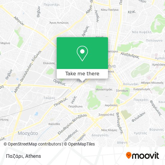 Παζάρι map